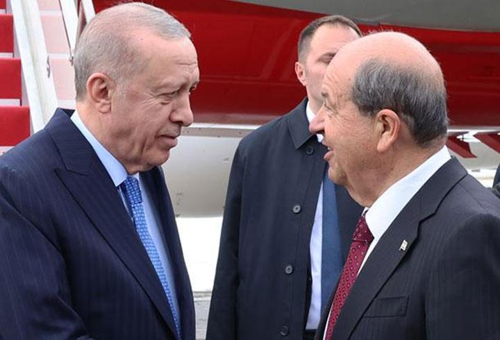 SON DAKİKA... Cumhurbaşkanı Erdoğan, KKTC'de: Türkiye ile KKTC kader ortağıdır