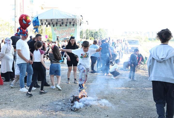 Baharın gelişi Hıdırellez Şenliği ile kutlandı