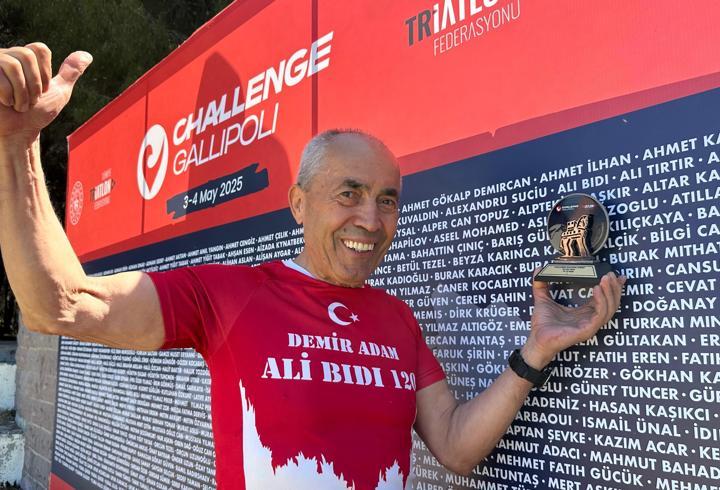 'Demir Adam' Gelibolu'da şampiyon