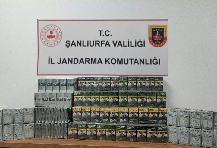 Durdurulan araçlardan kaçak sigara çıktı