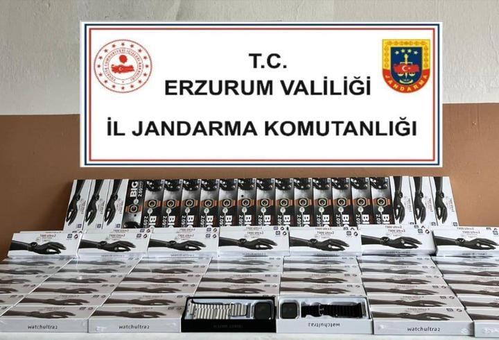 Erzurum'da kaçakçılık operasyonunda 1 şüpheli yakalandı