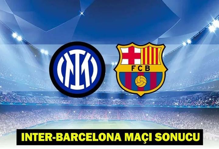 INTER-BARCELONA MAÇI SONUCU-ÖZETİ: Inter-Barcelona maçı kaç kaç bitti?