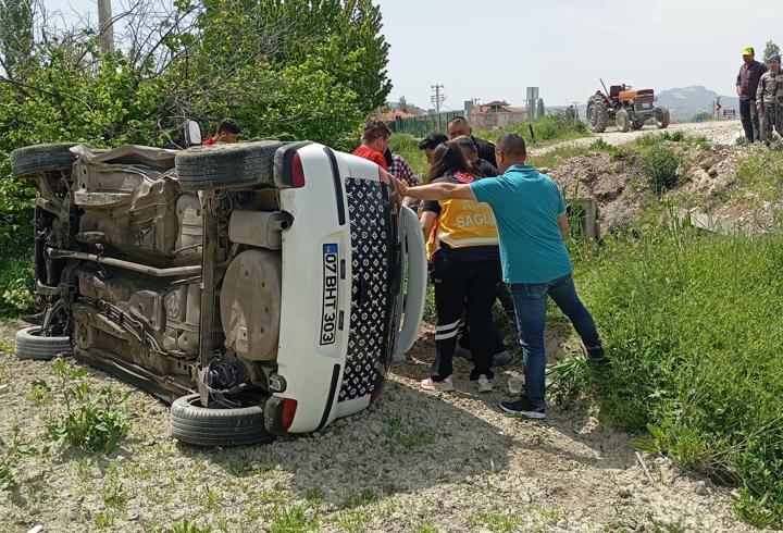 Burdur'da Trafik Kazası: 1 Yaralı