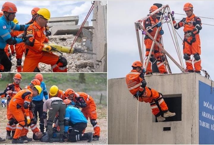 TSK'dan nefes kesen deprem tatbikatı