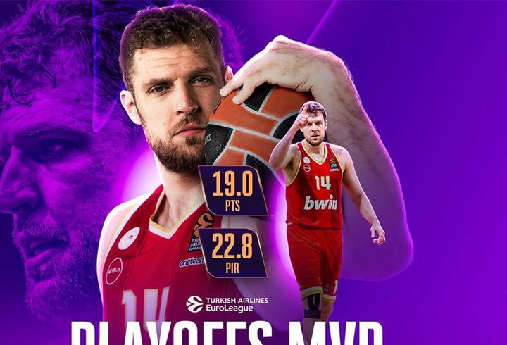 THY Avrupa Ligi’nde play-off MVP’si Sasha Vezenkov