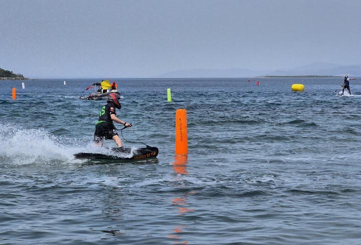 Bodrum'da su jeti, flyboard ve motosurf yarışları heyecanı