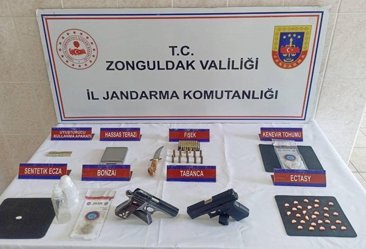 Zonguldak’ta uyuşturucu operasyonu 7 gözaltı