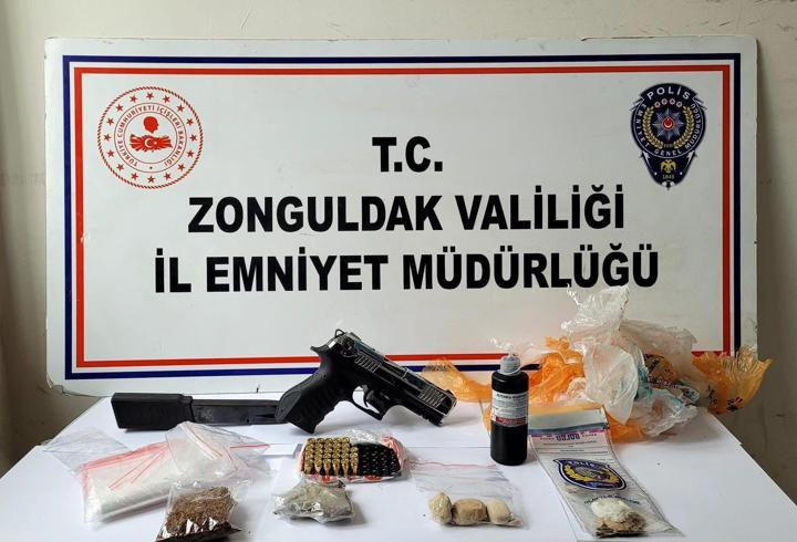 Zonguldak’ta uyuşturucu operasyonu: 5 tutuklama