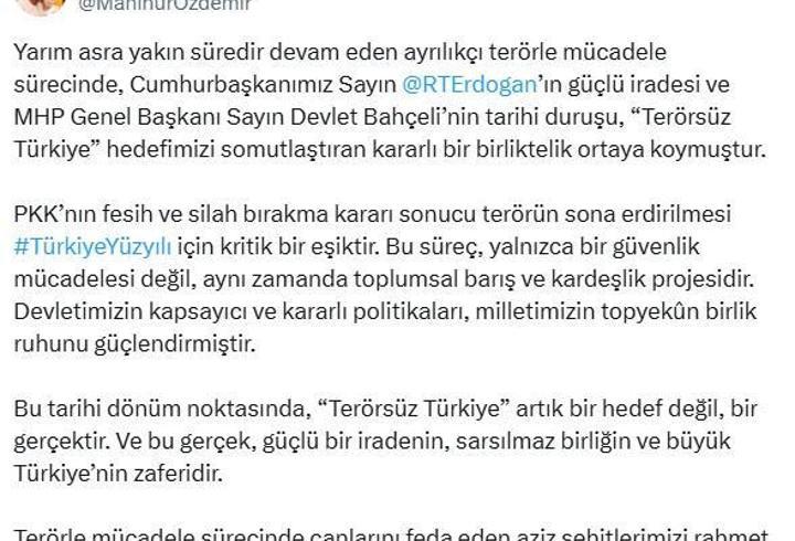 Bakan Göktaş'tan Terörsüz Türkiye Mesajı