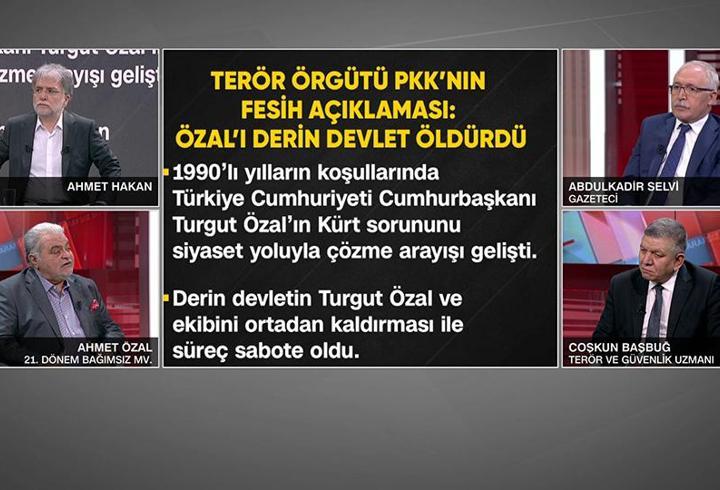 "Özal'ı derin devlet öldürdü" iddiası... Ahmet Özal'dan CNN TÜRK'te çarpıcı açıklama