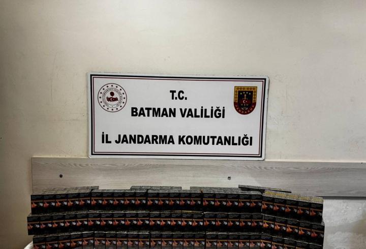 Batman'da 1219 paket kaçak sigara ele geçirildi