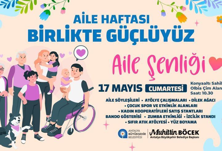 Büyükşehir Belediyesi’nden Aile Haftası’na özel program