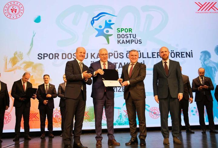 Ege Üniversitesi 'Spor Dostu Kampüs' ünvanı kazandı