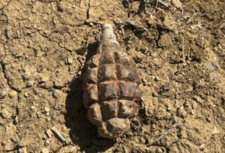 Ankara’da 104 yıllık patlamamış el bombası bulundu