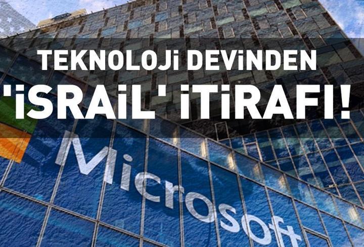 Teknoloji devinden 'İsrail' itirafı! Yapay zeka desteği sağlanmış...