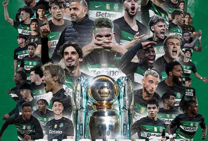 Portekiz Ligi'nde şampiyon Sporting Lizbon