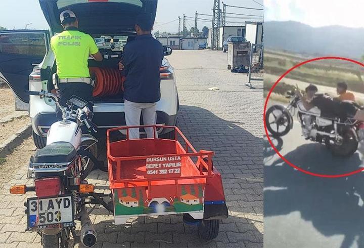 Yediği ceza motosikletin parasını geçti