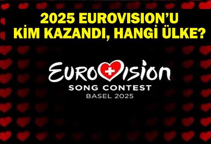 EUROVISION KAZANAN ÜLKE: 2025 Eurovision'u Kim Kazandı? Eurovision Şarkı Yarışması'nda Hangi Ülke Birinci Oldu?