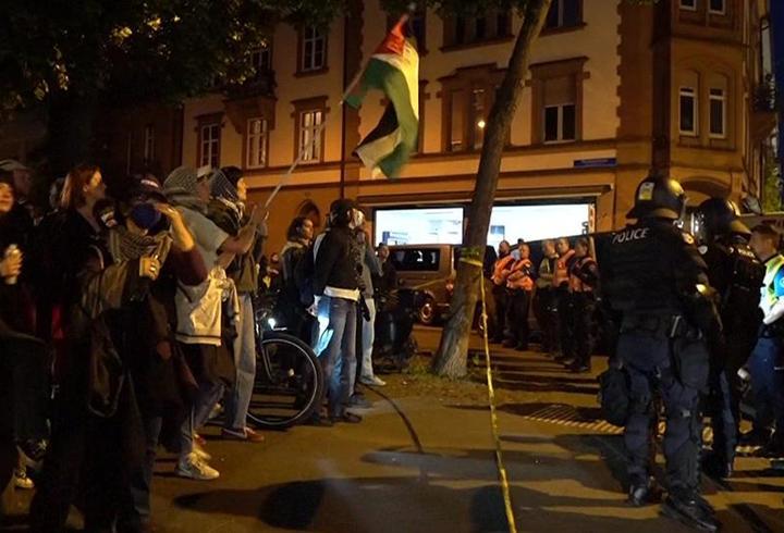 Eurovision finalinde Gazze protestosu