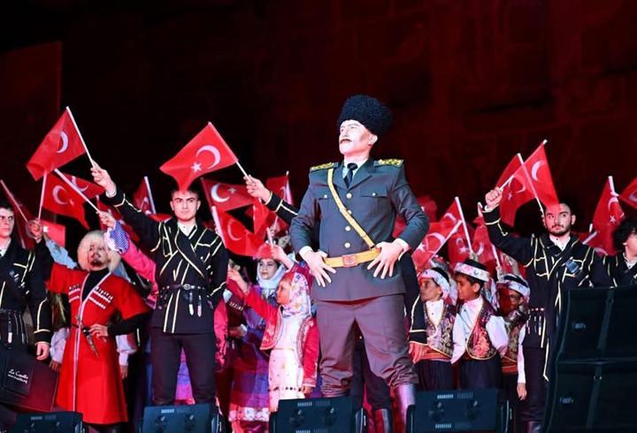 Aspendos'ta Gençlik ve Spor Gösterisi