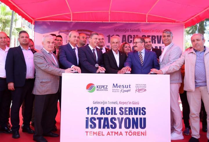 Kepez'de 112 Acil Sağlık İstasyonu'nun temeli atıldı