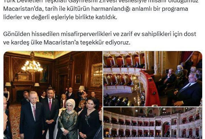 Emine Erdoğan'dan Macaristan paylaşımı