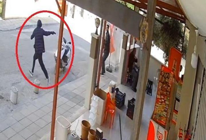Mersin'de silahlı saldırı kamerada