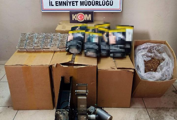 Tekirdağ'da kaçak sigara operasyonunda 3 gözaltı