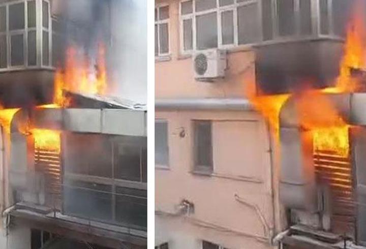 SON DAKİKA... İstanbul Mecidiyeköy'de kafede yangın!
