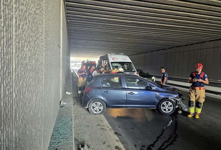 Manisa Turgutlu’da battıçıktı tünelinde kaza! 3’ü çocuk 5 yaralı...