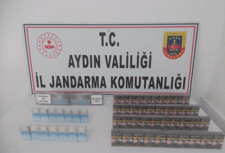 Aydın'da 114 paket kaçak sigara yakalandı