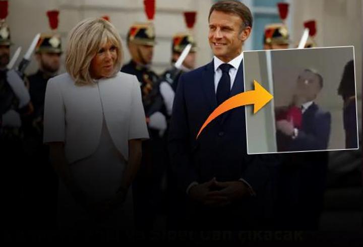 Macron Eşi Brigitte’ten Tokat mı Yedi? Çok Konuşulan Görüntüler!