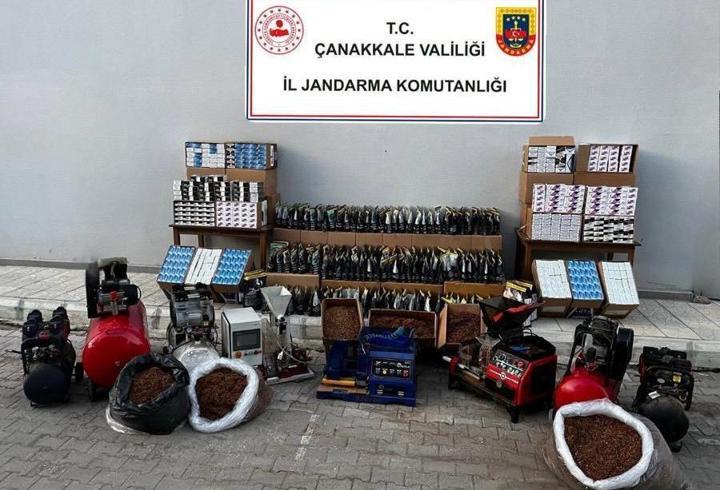 Biga'da kaçakçılık operasyonu düzenlendi