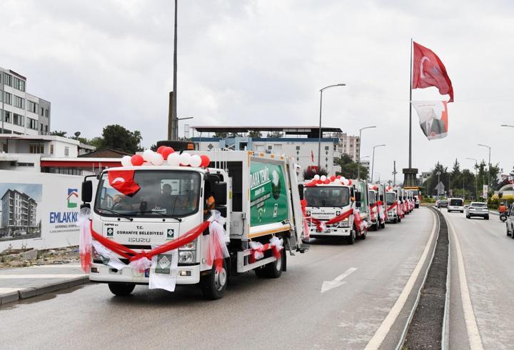 Osmaniye Belediyesi araç filosunu güçlendirdi