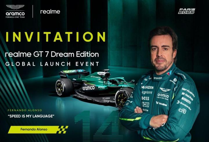 Realme, Fernando Alonso’yu sahneye çıkaracak