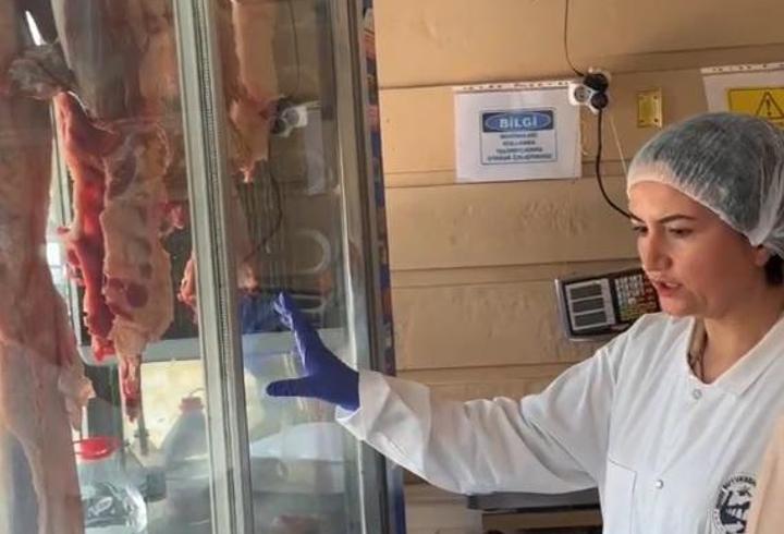 Zabıtadan kasap denetimi