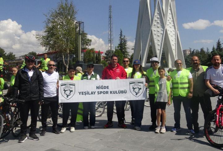 Niğde’de 12'nci Yeşilay Bisiklet Turu yapıldı