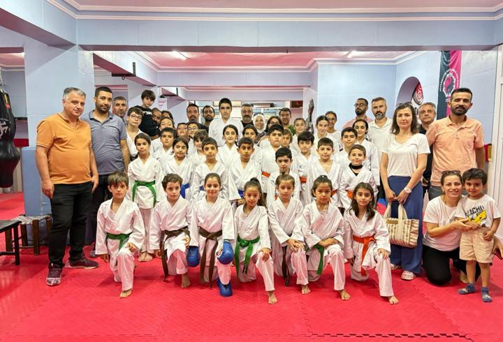 Diyarbakır'da 85 sporcu için ‘kuşak terfi sınavı’ yapıldı 