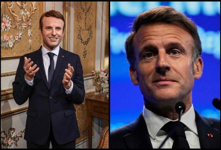 Macron’un balmumu heykeli Paris’teki müzeden çalındı