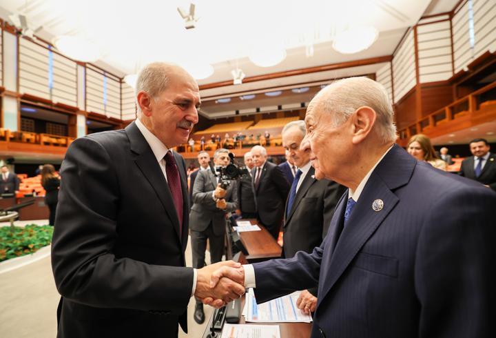 Numan Kurtulmuş, TBMM Başkanlığına Yeniden Seçildi