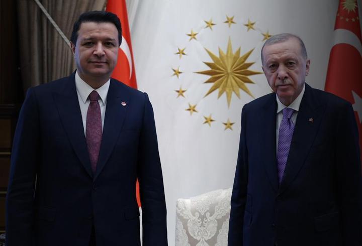 Erdoğan, Saadet Partisi Genel Başkanı Arıkan'ı kabul etti