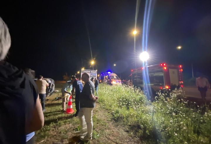 Sakarya'da Minibüs Kazası: 1 Ölü, 1 Yaralı