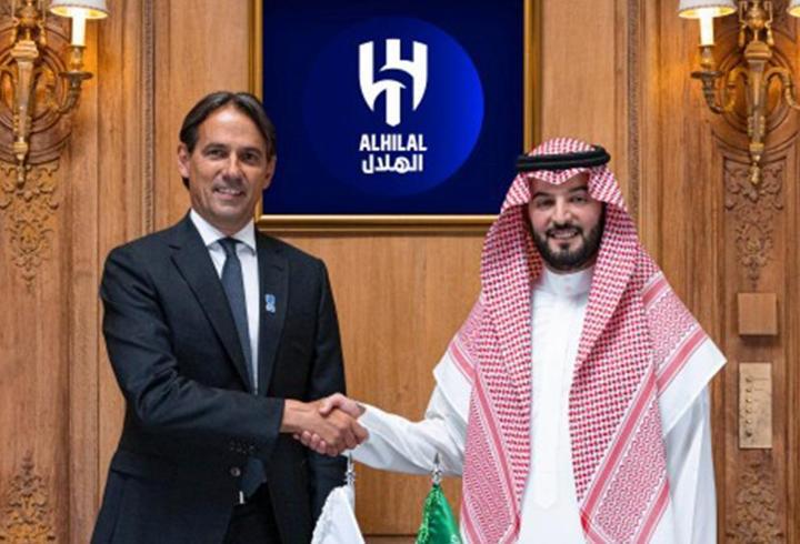 Inter'den ayrılan Simone Inzaghi, Al-Hilal'ın başına geçti