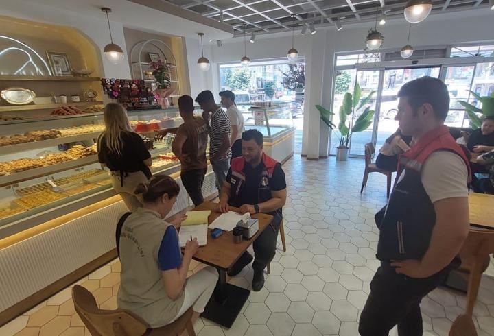 Trakya'da bayram öncesi tatlıcı ve şekerlemeciler denetlendi