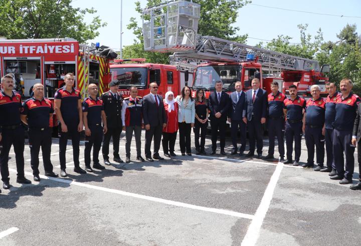 Burdur'da bayramlaşma töreni