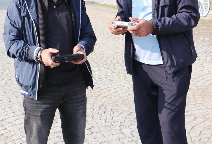 Kaçan kurbanlığı dronlarla aradılar
