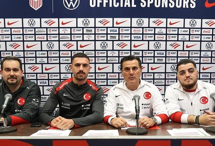Milliler, ABD maçına hazır! Montella'dan açıklama...