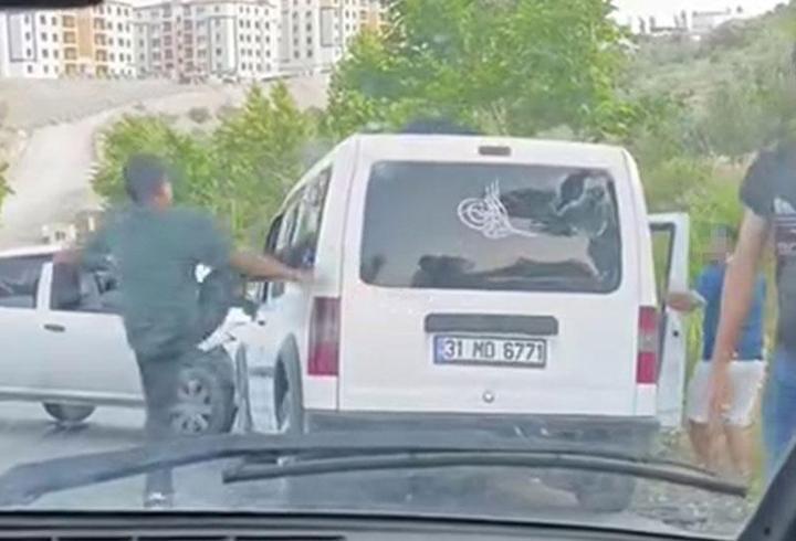 Hatay'da trafik magandaları dehşet saçtı!