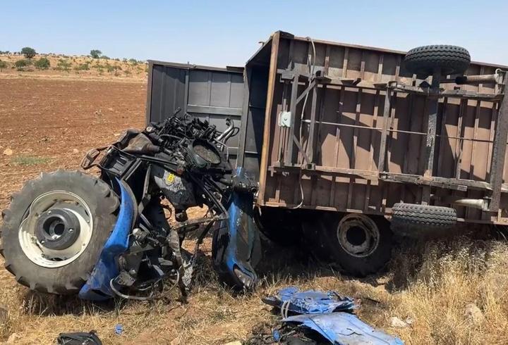 Şanlıurfa’da traktör devrildi; 2 ölü