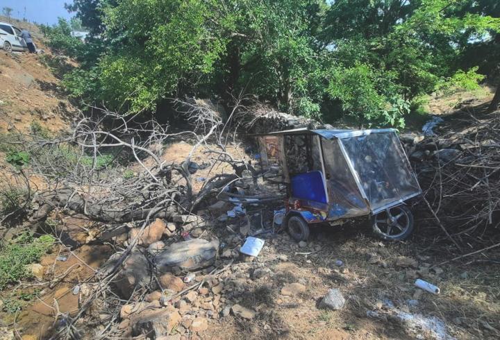 Gaziantep’te motosiklet devrildi: 3 yaralı 